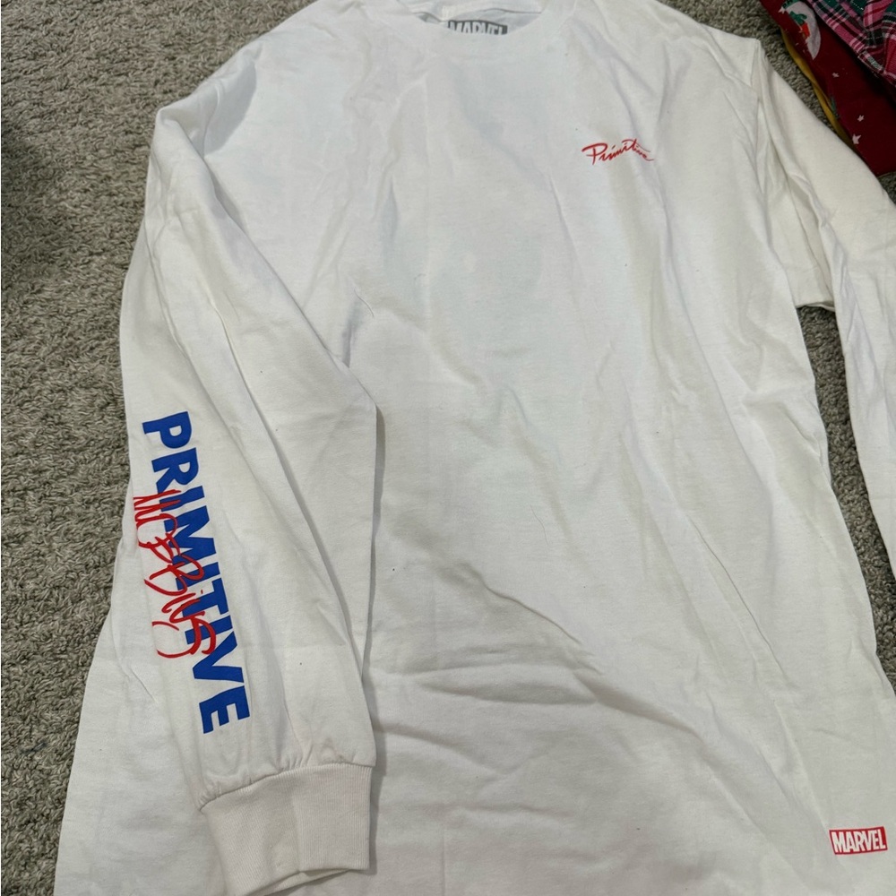 Primitive White Graphic Tee